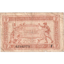 France, 1 Franc, 1917-1919 Army Treasury, F, F(12-15)