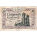 France, Marne, 50 Centimes, 1920-10-10, Chambre de Commerce, TB, Pirot:43-1