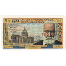 France, 5 Nouveaux Francs, Victor Hugo, 1962-02-01, S.75, TTB