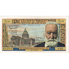 France, 5 Nouveaux Francs, Victor Hugo, 1962-03-01, G.83, TTB