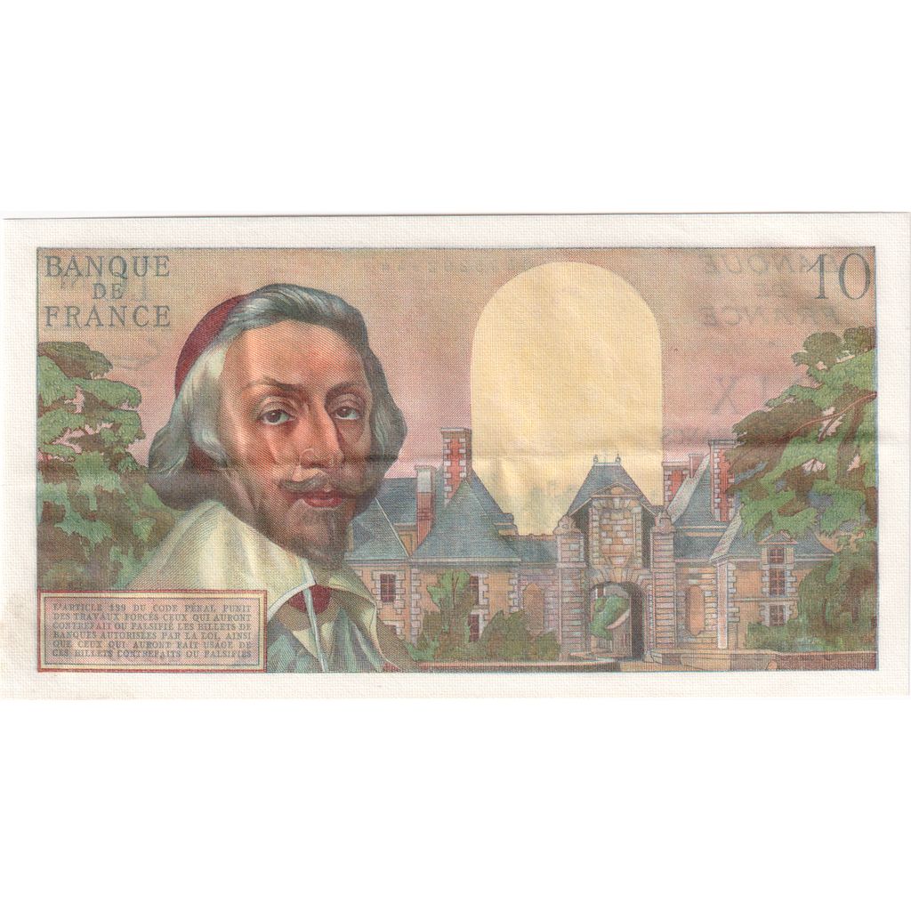 Frankrijk, 10 Nouveaux Francs, Richelieu, 1962-02-01, C.199, TTB