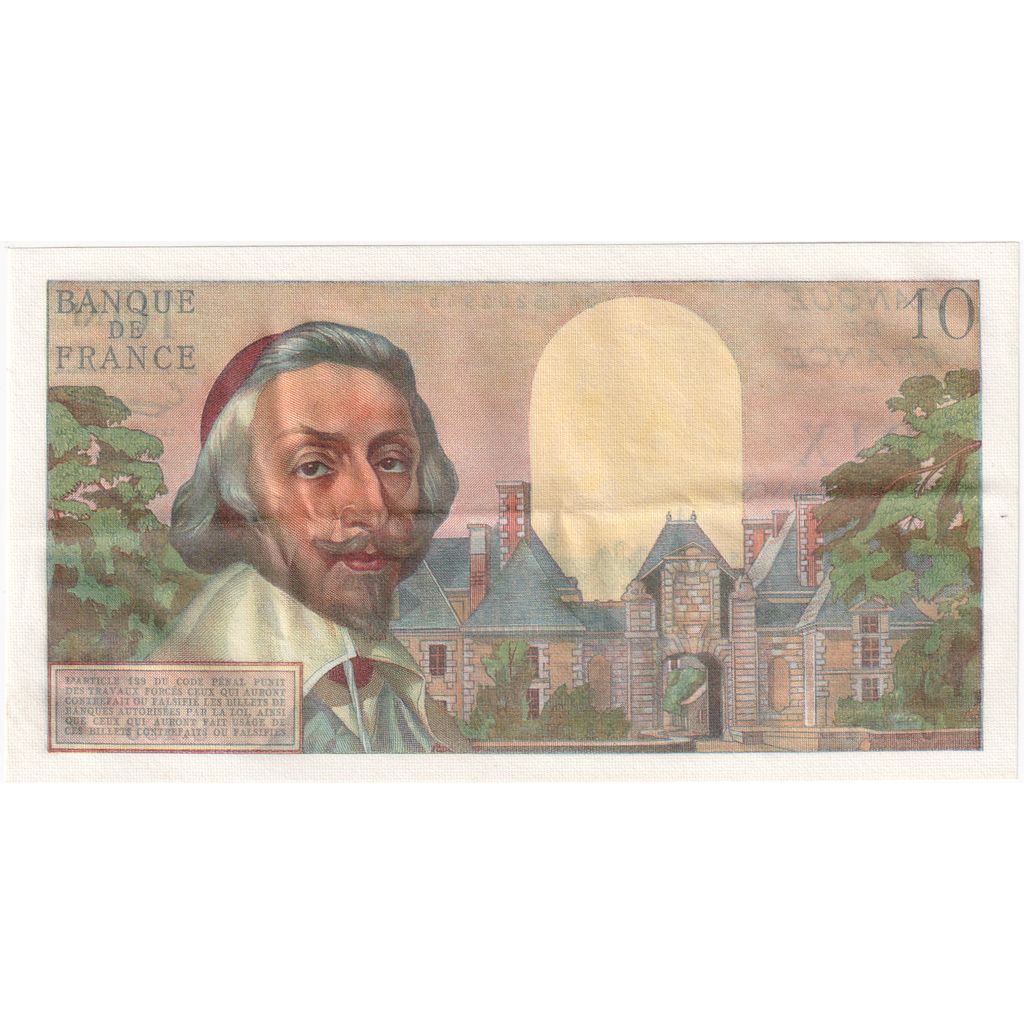 Francia, 10 Nouveaux Francs, Richelieu, 1962-02-01, C.199, BB