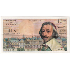 France, 10 Nouveaux Francs, Richelieu, 1962-02-01, C.199, EF(40-45)