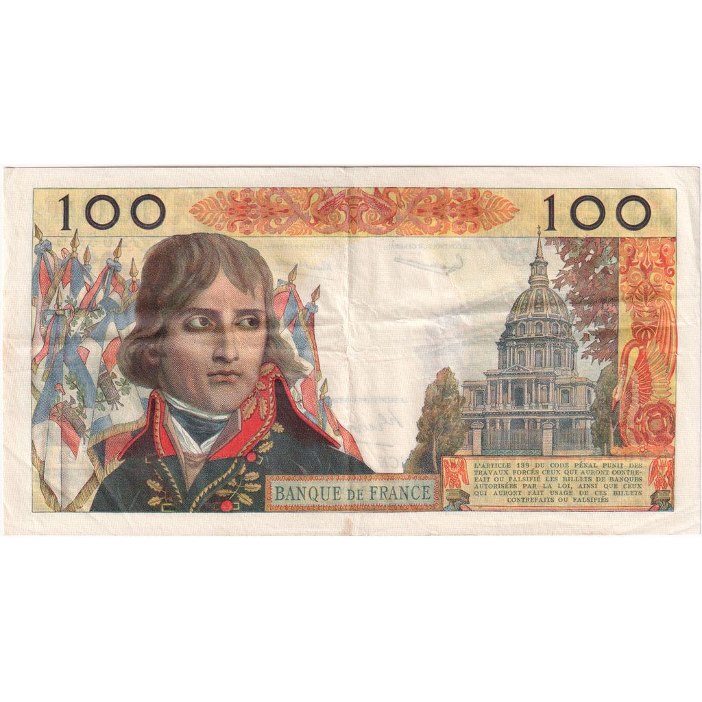 Frankrijk, 100 Nouveaux Francs, Bonaparte, 1961-05-04, H.121, TB+