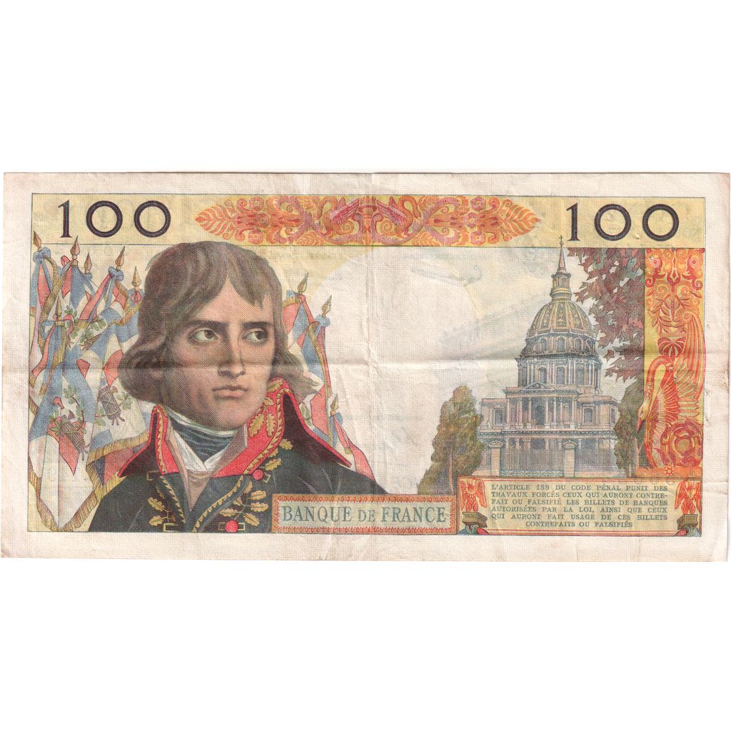 Francja, 100 Nouveaux Francs, Bonaparte, 1962-02-01, X.149, VF(30-35)