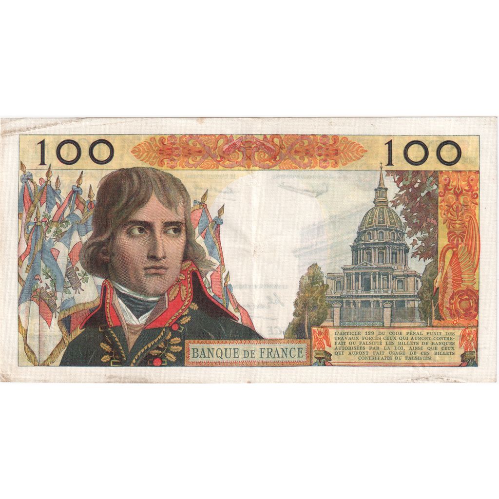 France, 100 Nouveaux Francs, Bonaparte, 1964-02-06, H.283, TTB