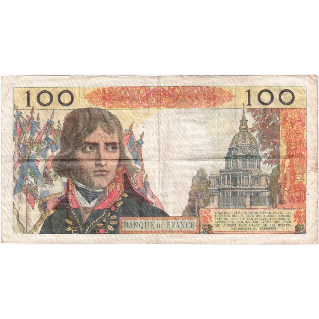 Francia, 100 Nouveaux Francs, Bonaparte, 1959-09-03, S.32, MB