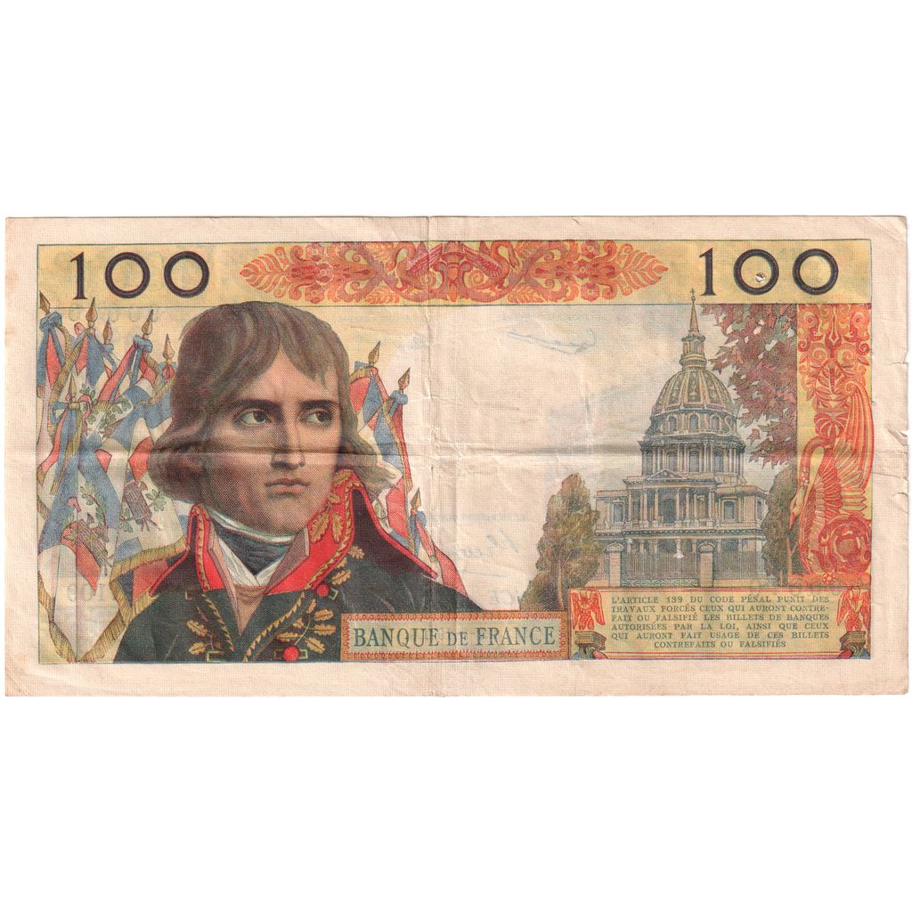 Francia, 100 Nouveaux Francs, Bonaparte, 1961-02-02, R.109, MB