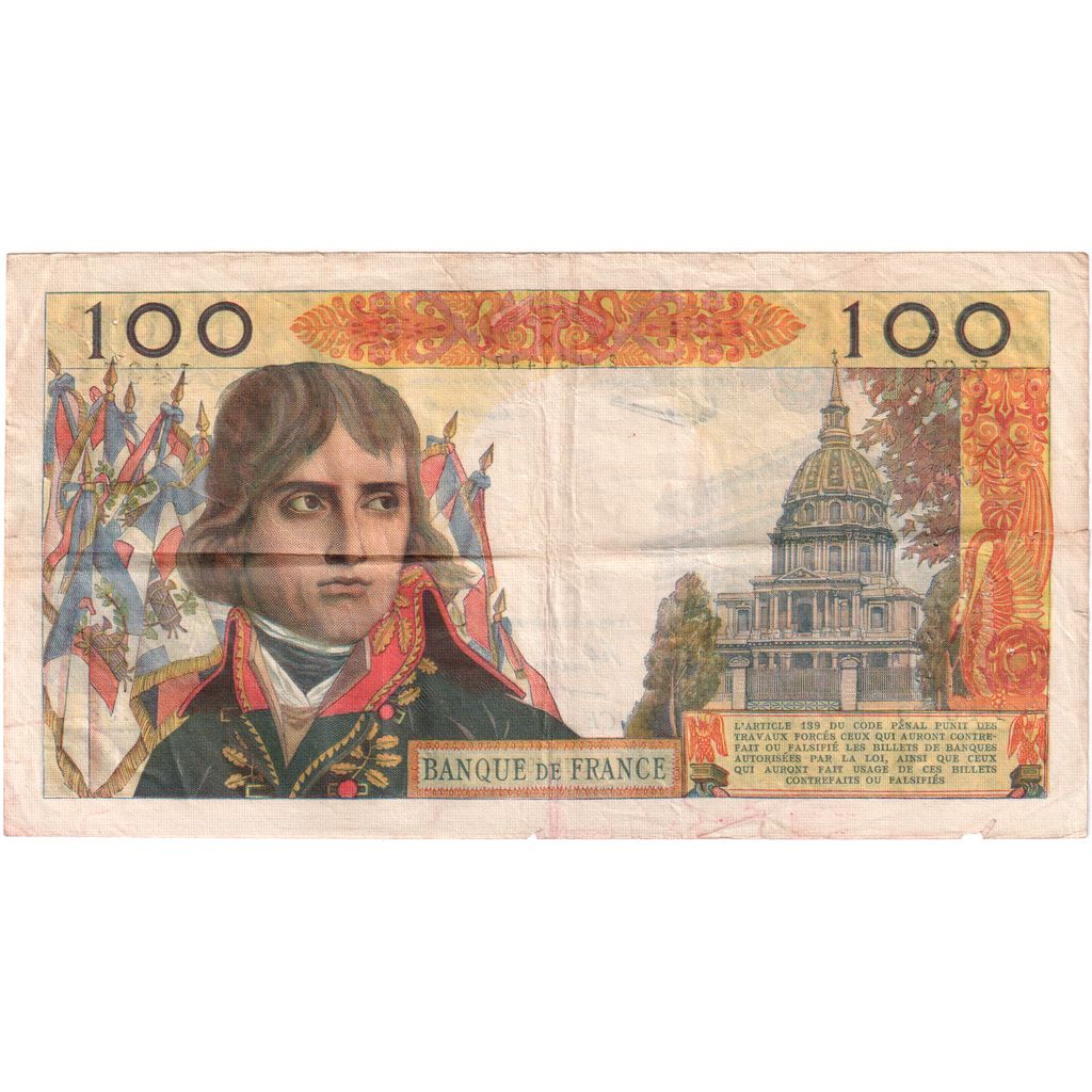 Frankrijk, 100 Nouveaux Francs, Bonaparte, 1960-12-01, V.98, TB