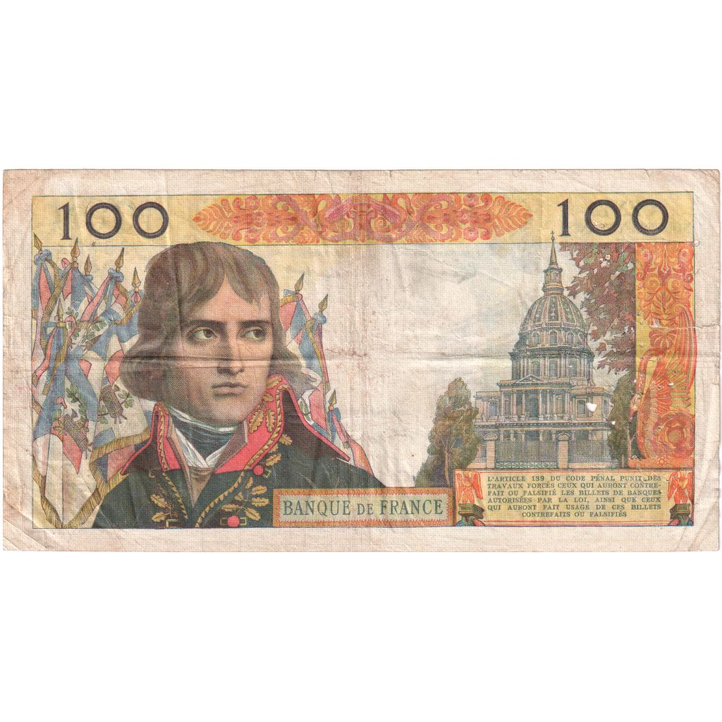 Frankrijk, 100 Nouveaux Francs, Bonaparte, 1959-06-04, D.17, TB