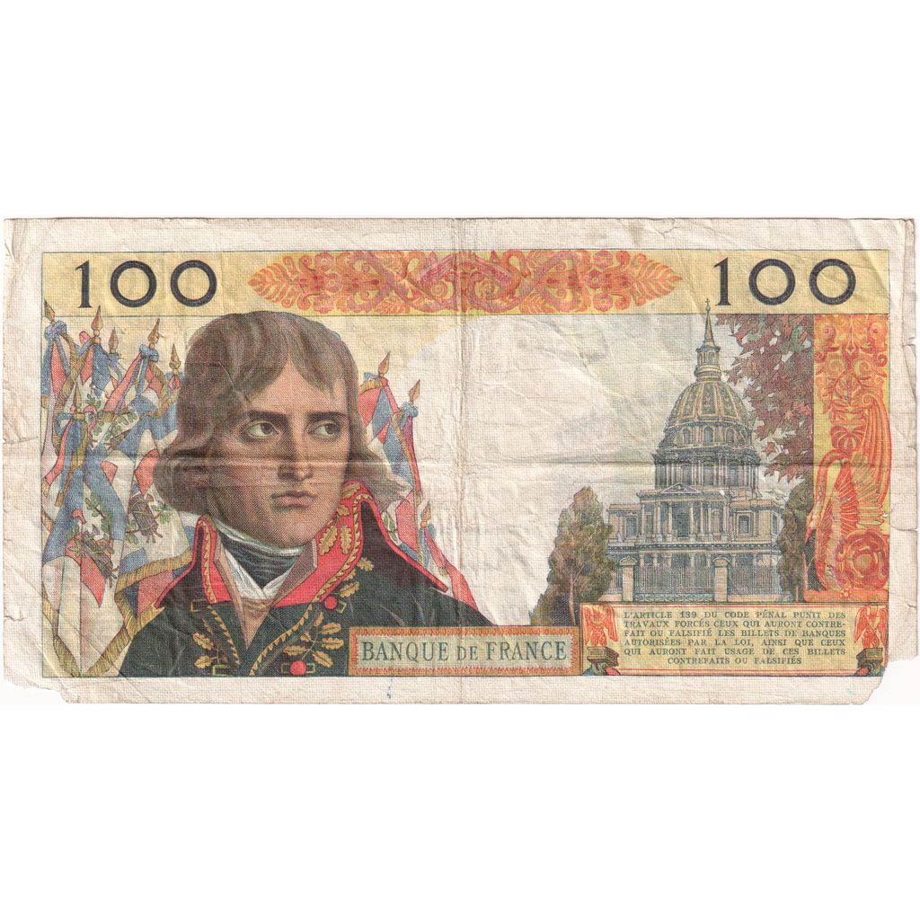Frankreich, 100 Nouveaux Francs, Bonaparte, 1959-09-03, U.27, SGE+