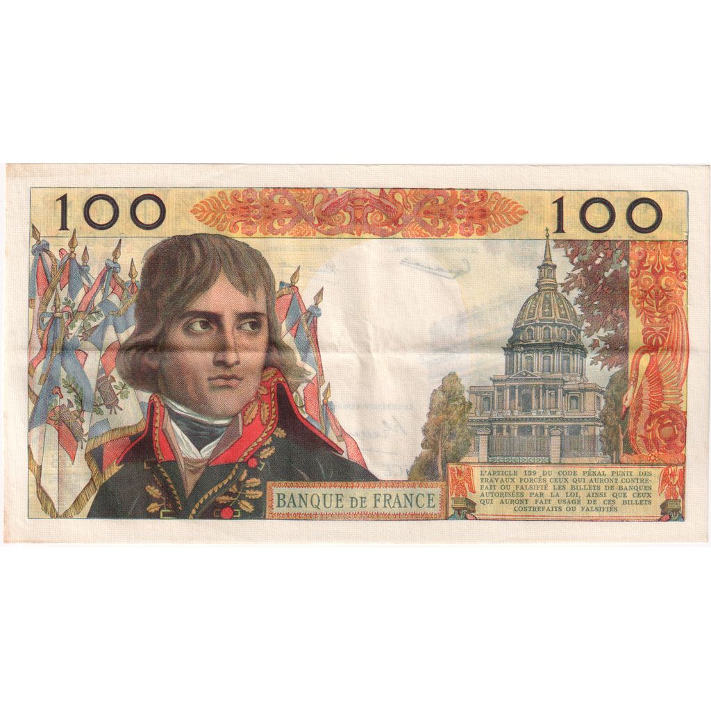 Francia, 100 Nouveaux Francs, Bonaparte, 1962-03-01, B.158, MBC
