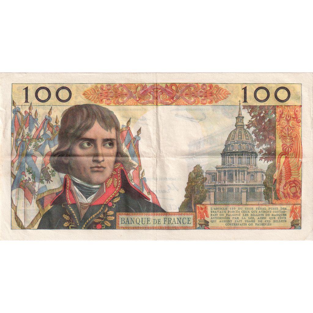 Frankrijk, 100 Nouveaux Francs, Bonaparte, 1962-03-01, P.161, TTB