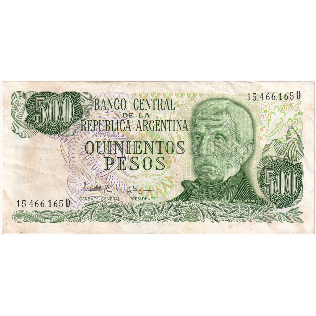 Argentina, 500 Pesos, EF(40-45)