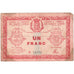 Francja, Saint-Omer, 1 Franc, 1914-08-14, VF(30-35), Pirot:115-4