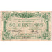 Francja, Dunkerque, 50 Centimes, VF(30-35), Pirot:54-01