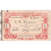 Francja, Cambrai, 1 Franc, 1914-09-15, 39079, VF(30-35), Pirot:37-21
