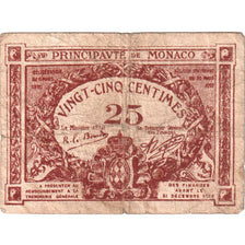 Mónaco, 25 Centimes, 1920-03-20, BC