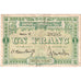 Francja, Tulle, 1 Franc, 1915-03-15, SERIE C, VF(20-25), Pirot:126-2