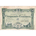 Francja, Nevers, 50 Centimes, 1920-02-22, 3ÉME SERIE, VF(30-35), Pirot:90-18