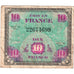 France, 10 Francs, Flag/France, SÉRIE 1944, F(12-15)
