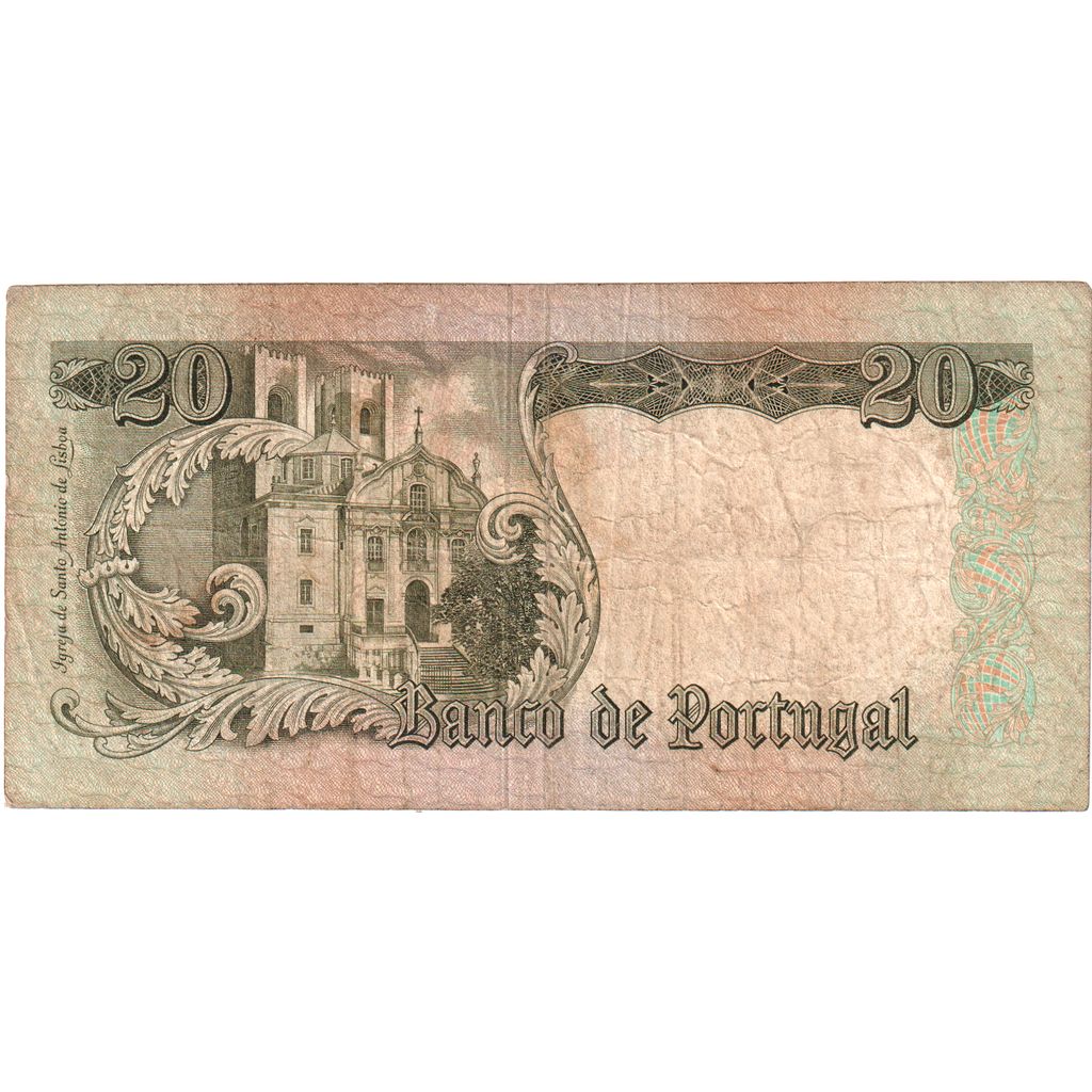 Portugal, 20 Escudos, 1964-05-26, VF(20-25)