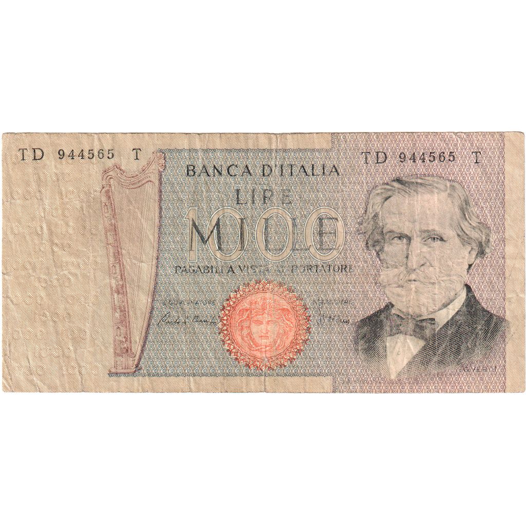 Włochy, 1000 Lire, 1981-05-30, VF(20-25)