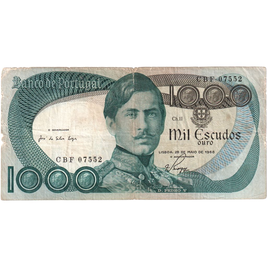 Portugal, 1000 Escudos, 1968-05-28, BC