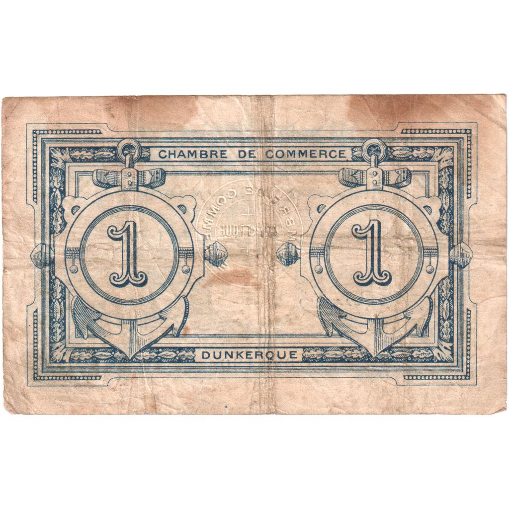 Francia, Dunkerque, 1 Franc, B+, Pirot:54-5