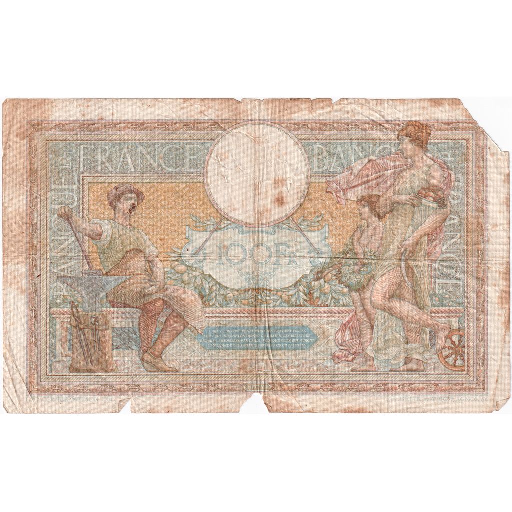 Frankreich, 100 Francs, Luc Olivier Merson, 1935-05-09, P.48308, SGE+