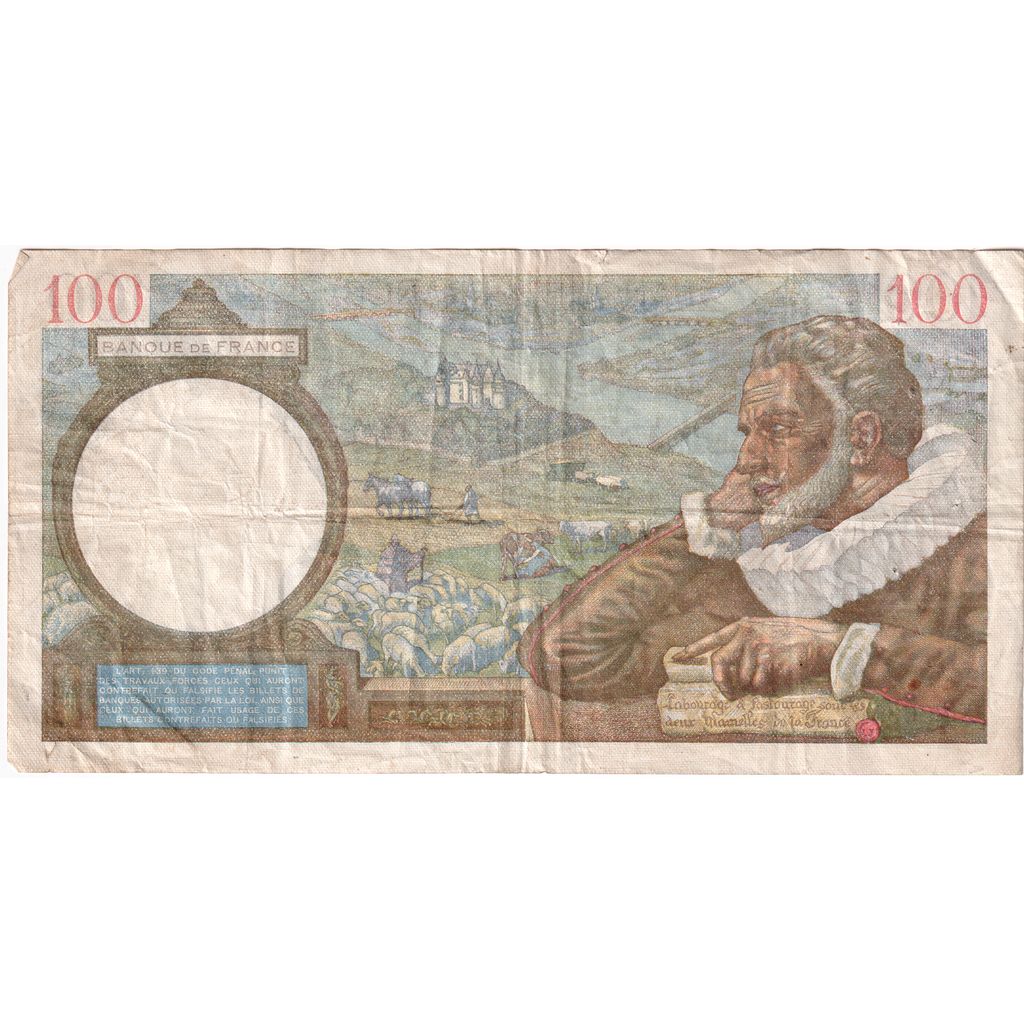 Frankreich, 100 Francs, Sully, 1941-04-17, X.20695, S