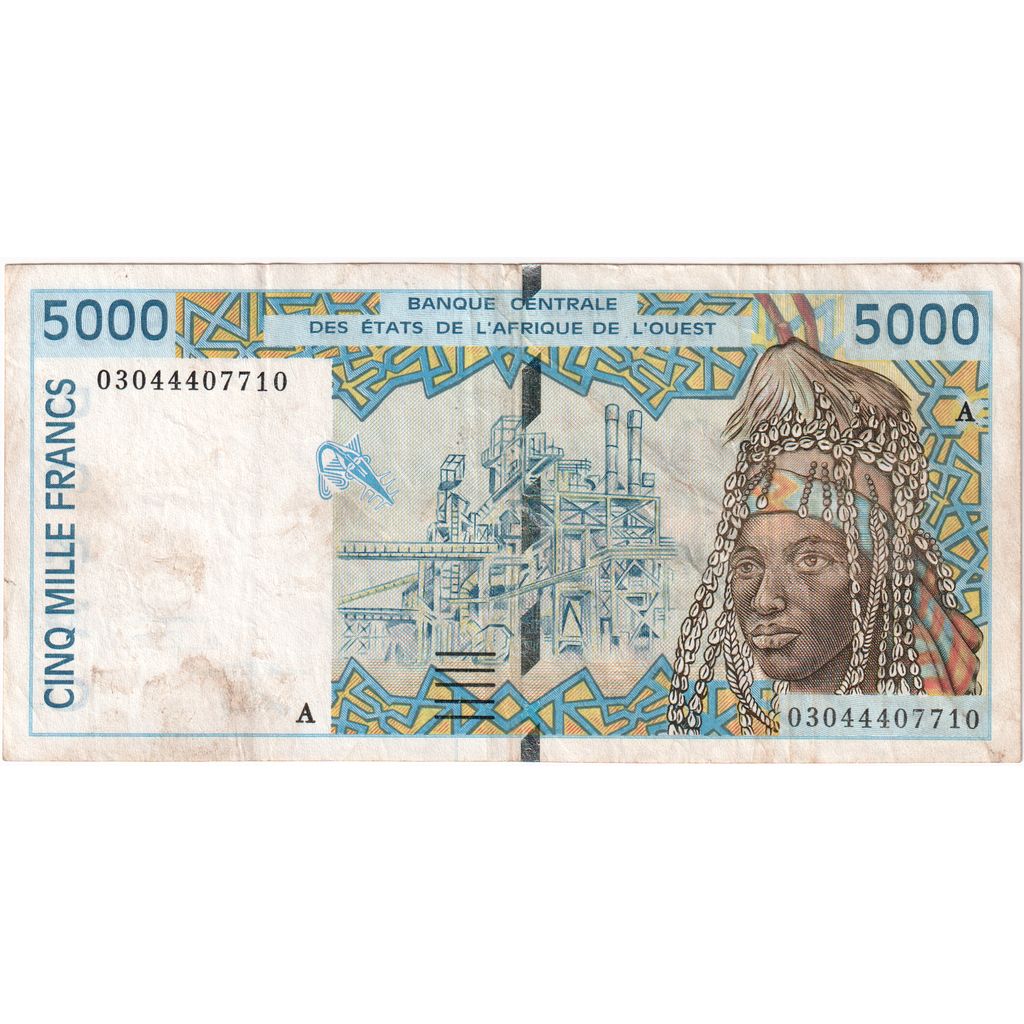 Estados del África Occidental, 5000 Francs, 2003, BC