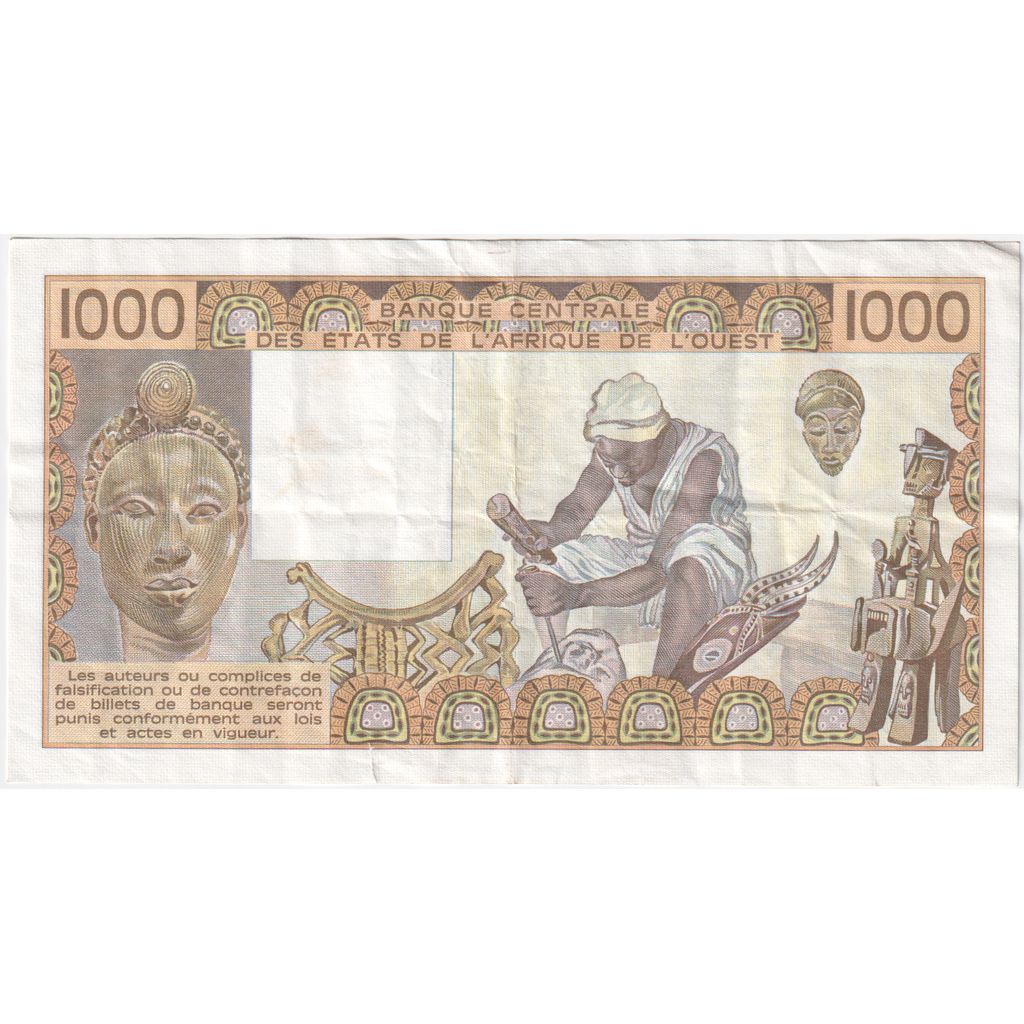 West Afrikaanse Staten, 1000 Francs, TB+