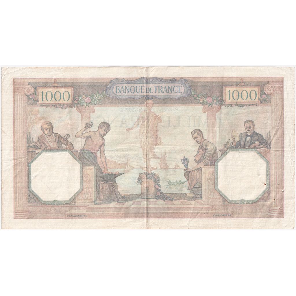 Frankrijk, 1000 Francs, Cérès et Mercure, 1932-06-30, Q.1983, TB+