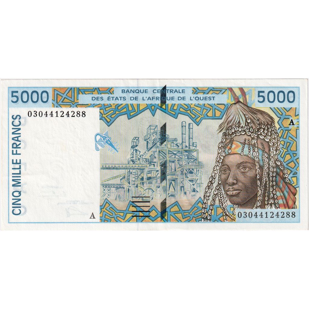West African States, 5000 Francs, VZ