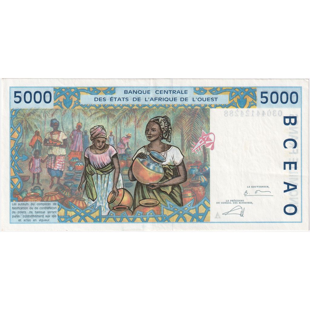 West African States, 5000 Francs, VZ