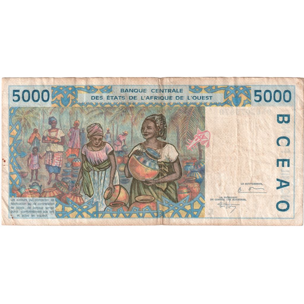 West Afrikaanse Staten, 5000 Francs, TB