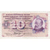 Suisse, 10 Franken, 1970-01-05, TB