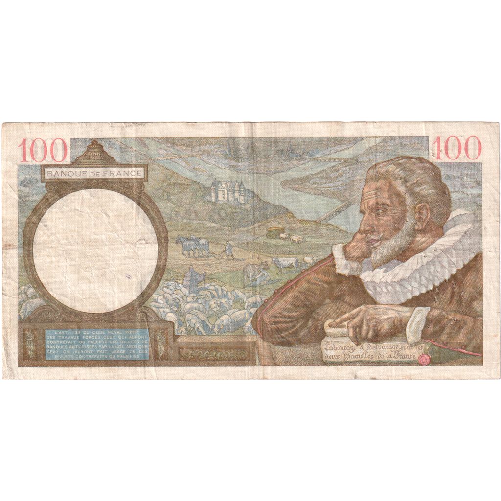 France, 100 Francs, Sully, 1939-09-28, H.1992, TB