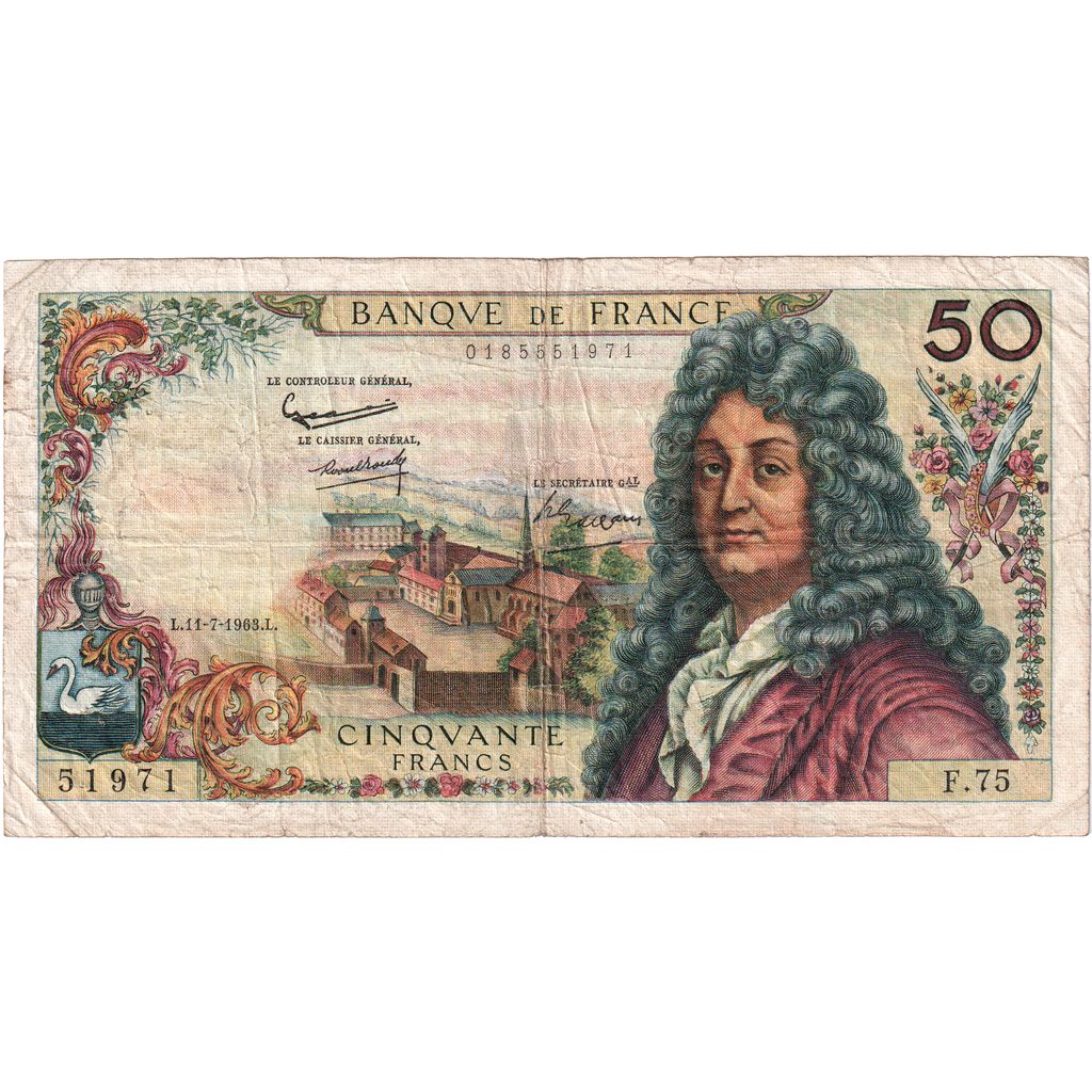 Francia, 50 Francs, Racine, 1963-07-11, F.75, BC