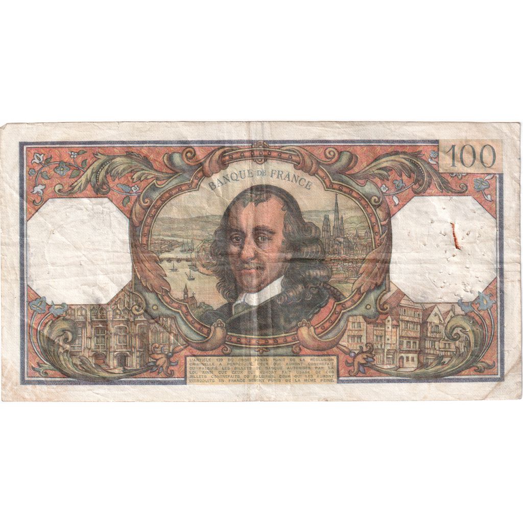 França, 100 Francs, Corneille, 1973-11-08, X.766, F(12-15)