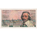 Francja, 1000 Francs, Richelieu, 1955-03-03, Q.124, AU(55-58)