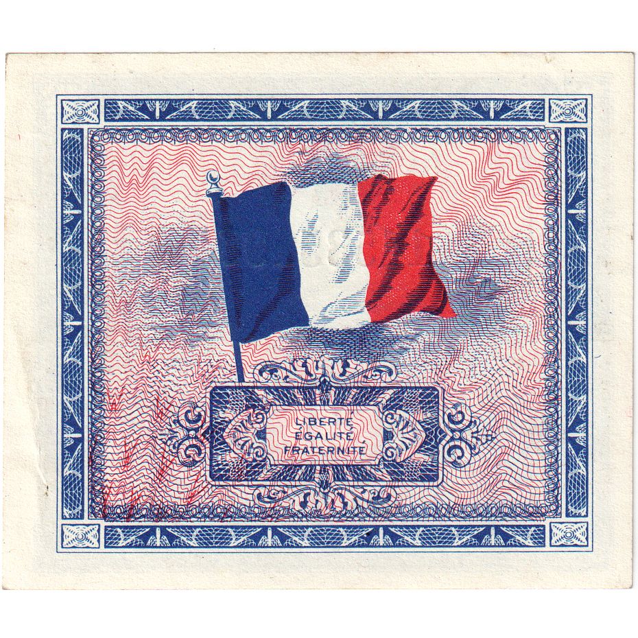 Frankreich, 10 Francs, Flag/France, SÉRIE 1944, UNZ-
