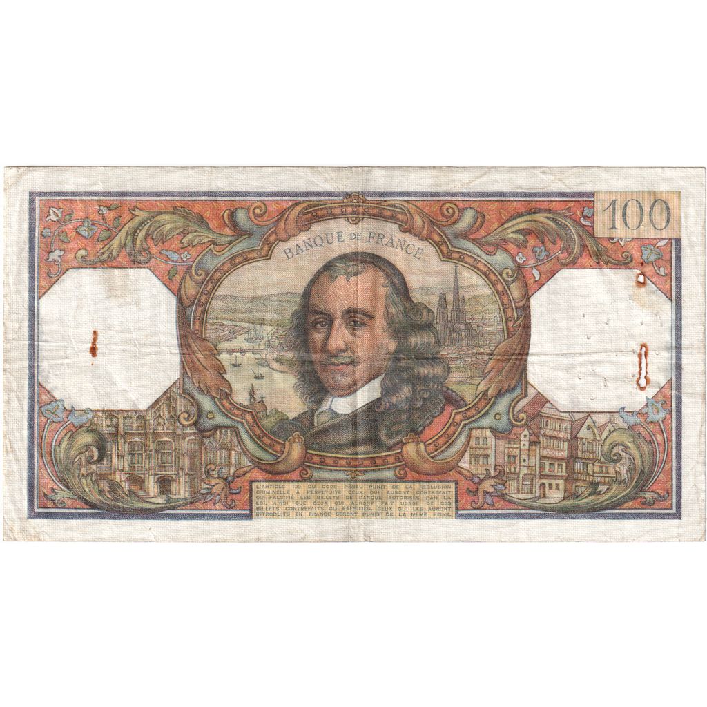 France, 100 Francs, Corneille, 1965-07-01, M.101, B+