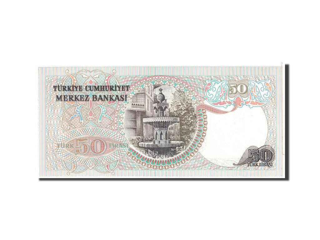 Banknote, Turkey, 50 Lira, 1976, Undated, KM:188, UNC(65-70)