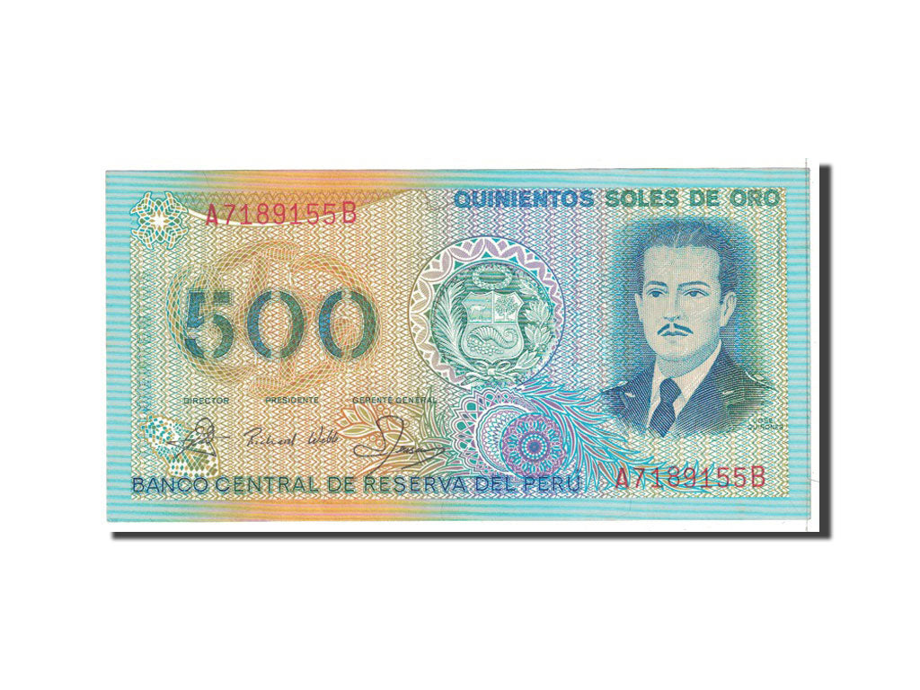 Banknote, Peru, 500 Soles De Oro, 1982, 1982-03-18, KM:125a, UNC(63)