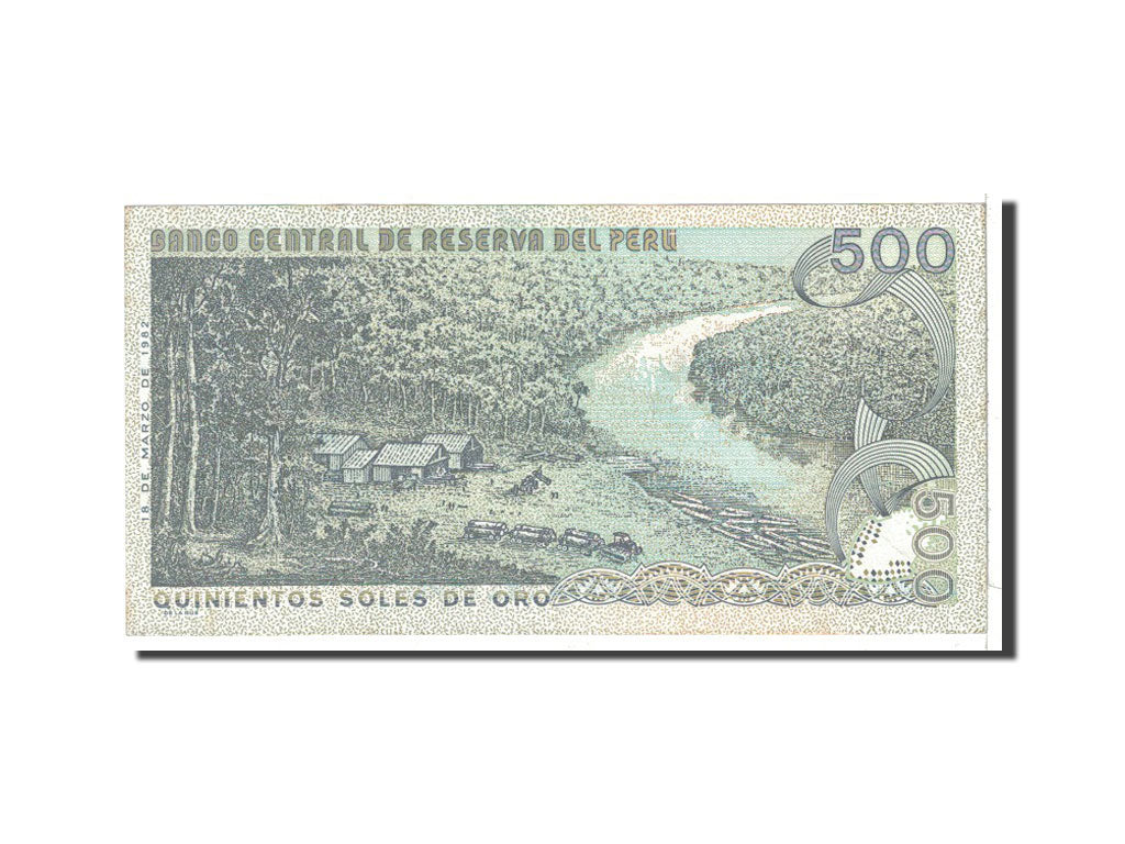 Banknote, Peru, 500 Soles De Oro, 1982, 1982-03-18, KM:125a, UNC(63)