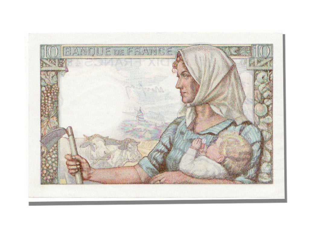 Biljet, Frankrijk, 10 Francs, 10 F 1941-1949 ''Mineur'', 1942, 1942-10-15