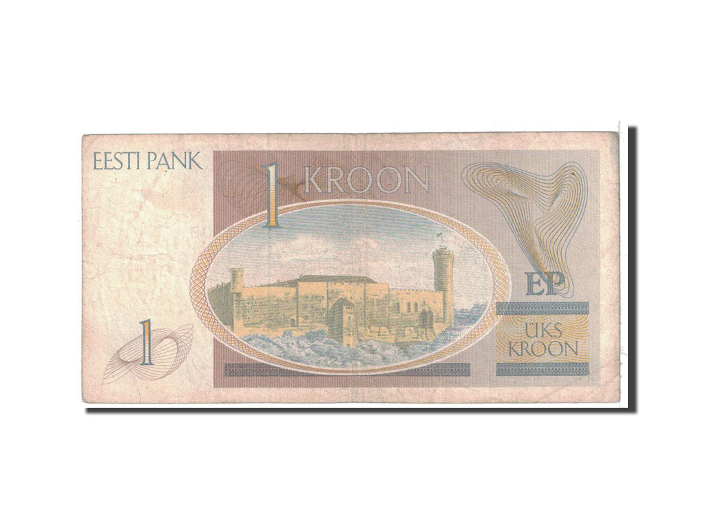 Billet, Estonia, 1 Kroon, 1992, Undated, KM:69a, B