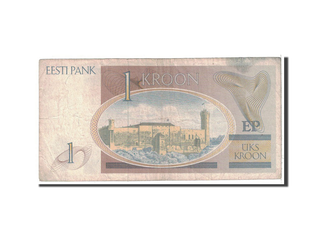 Billet, Estonia, 1 Kroon, 1992, Undated, KM:69a, TB